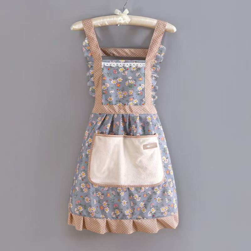Lightweight Cotton Princess Apron for Women