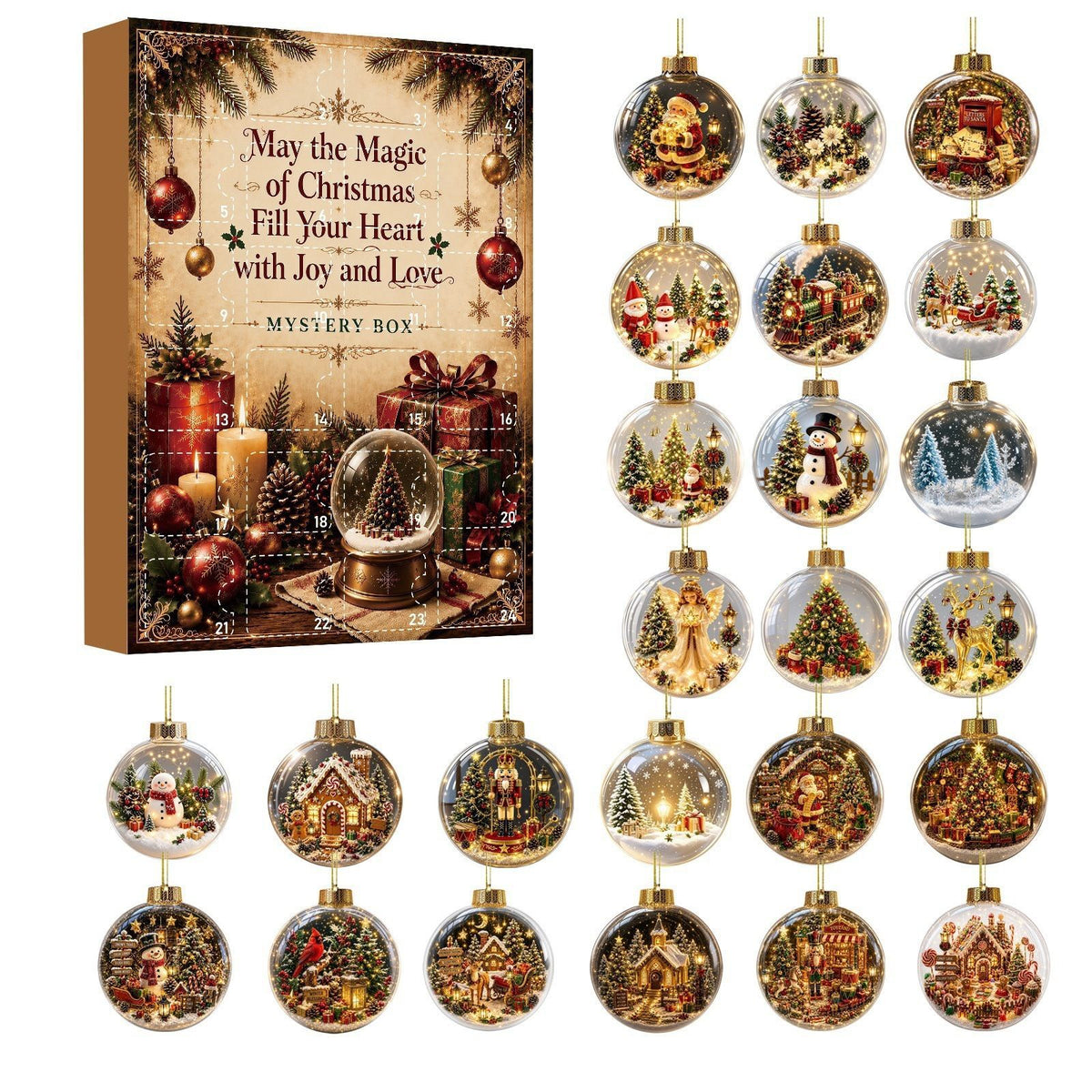 Capybara Advent Calendar with Blind Box Figurines
