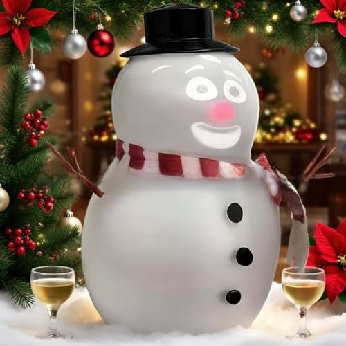 Electric plush snowman