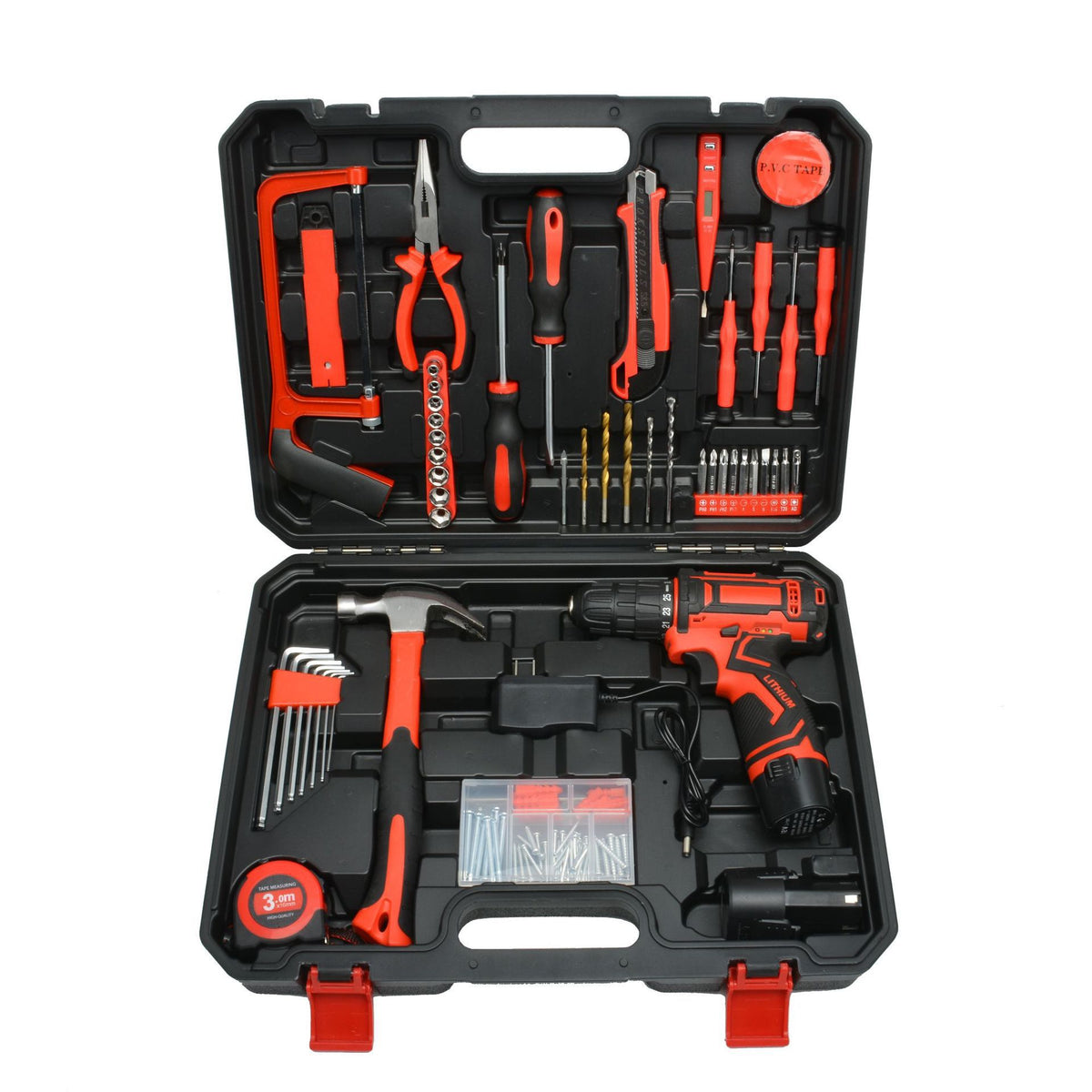 Hand Electric Drill Lithium Electric Drill Hardware Tools Household Rechargeable Impact Drill
