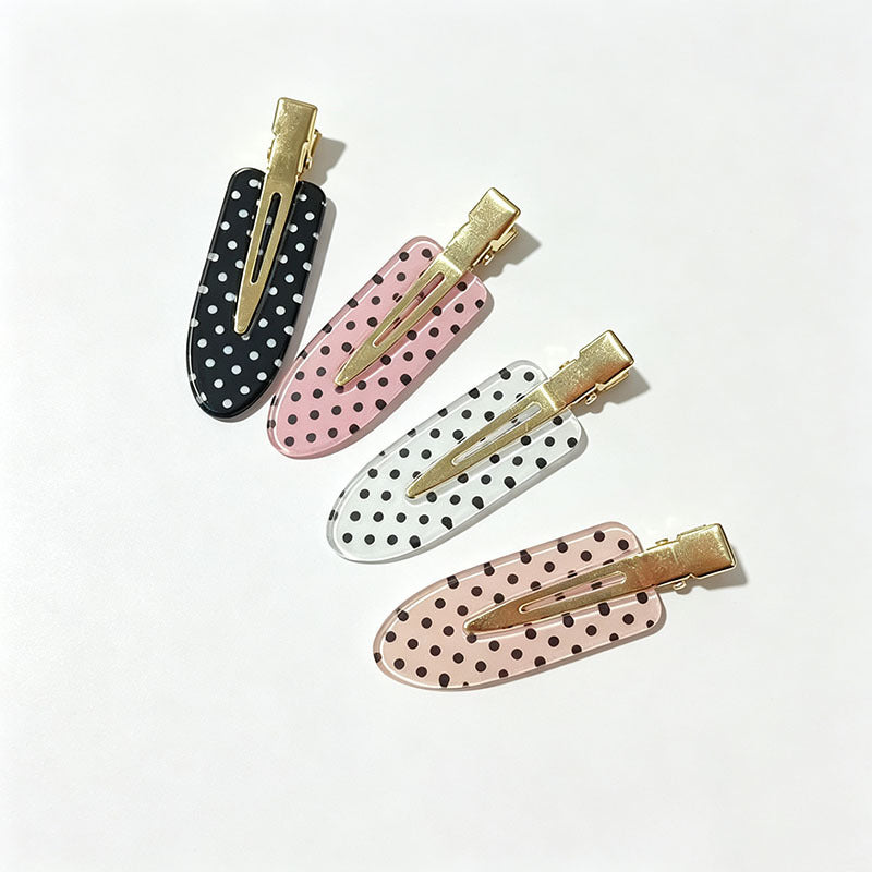 Sweet Style Polka Dot Hair Clips