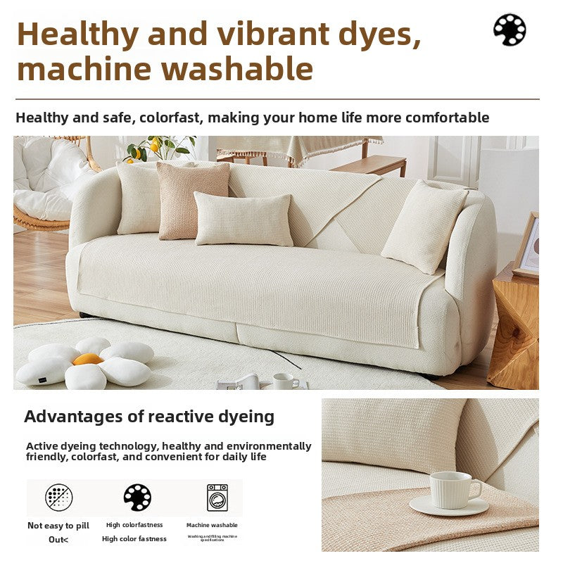 Japanese Style Breathable Sofa Cushion Cover