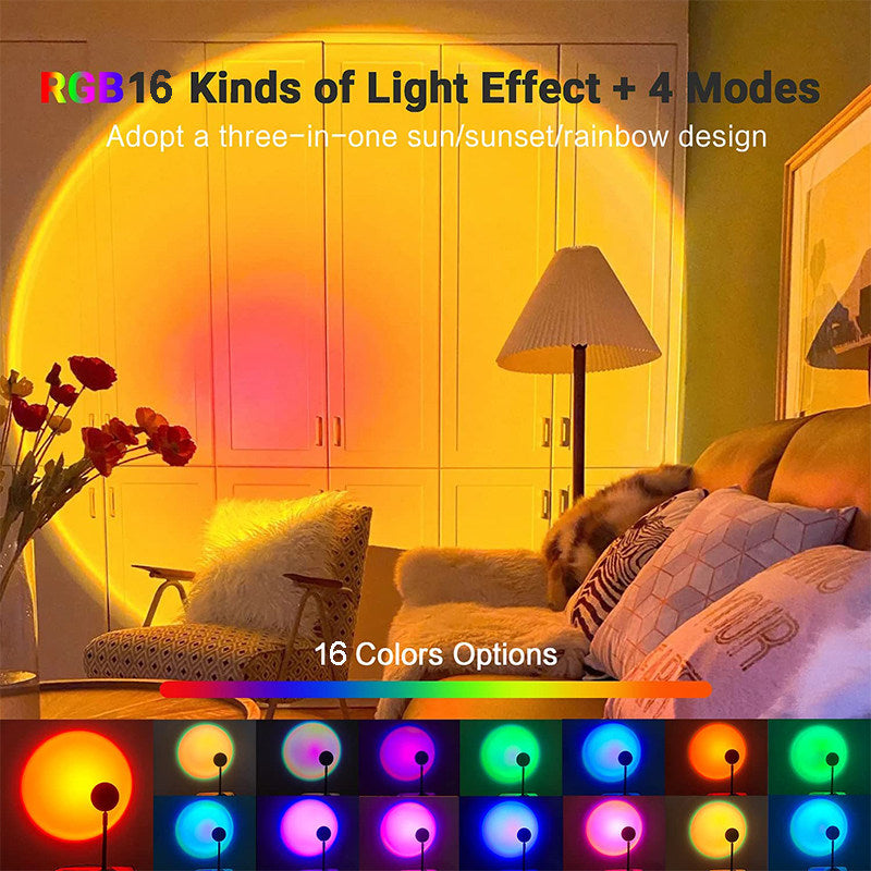 Multicolor Sunset LED Projector Light