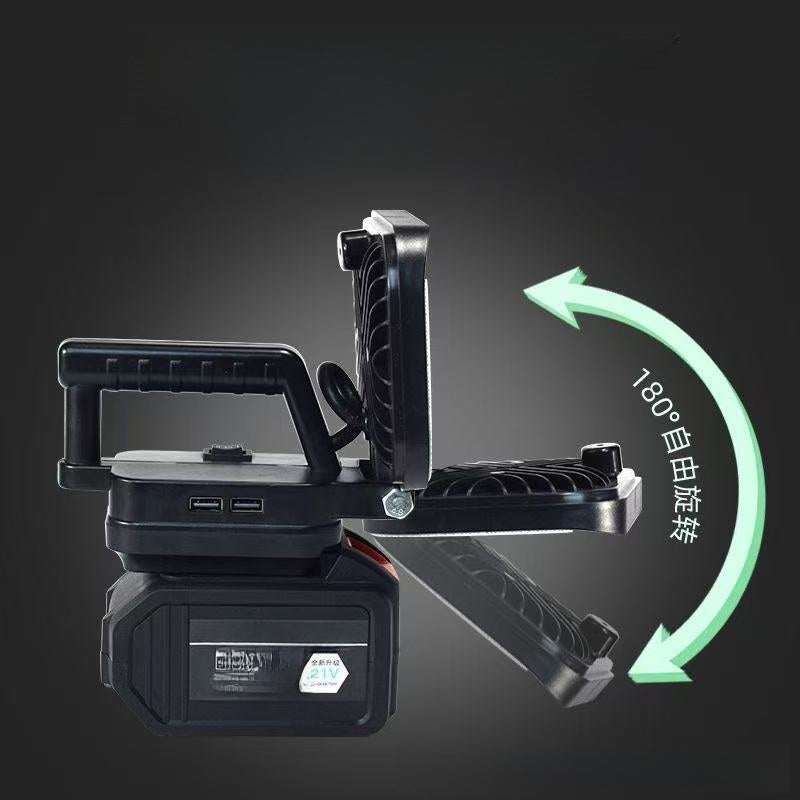 Portable Outdoor LED Work Light with Dual USB Charging