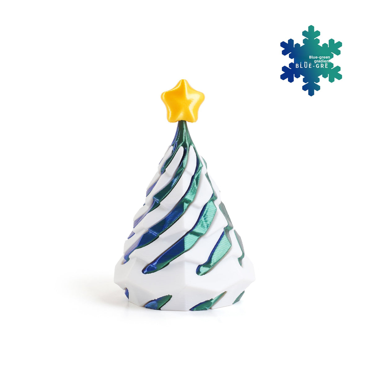 3D Printed Christmas Tree Push Pop Toy
