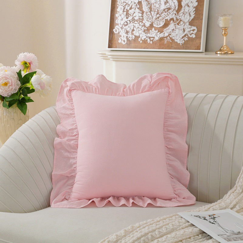 Solid color sofa throw blanket