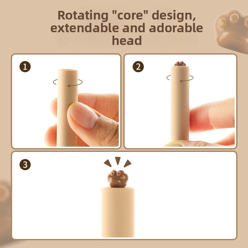 Cat Paw Rotating Quick-Dry Gel Pen 0.5mm