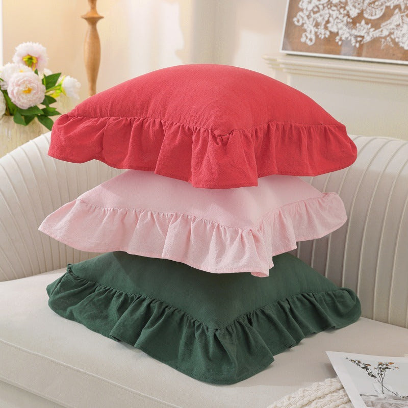 Solid color sofa throw blanket
