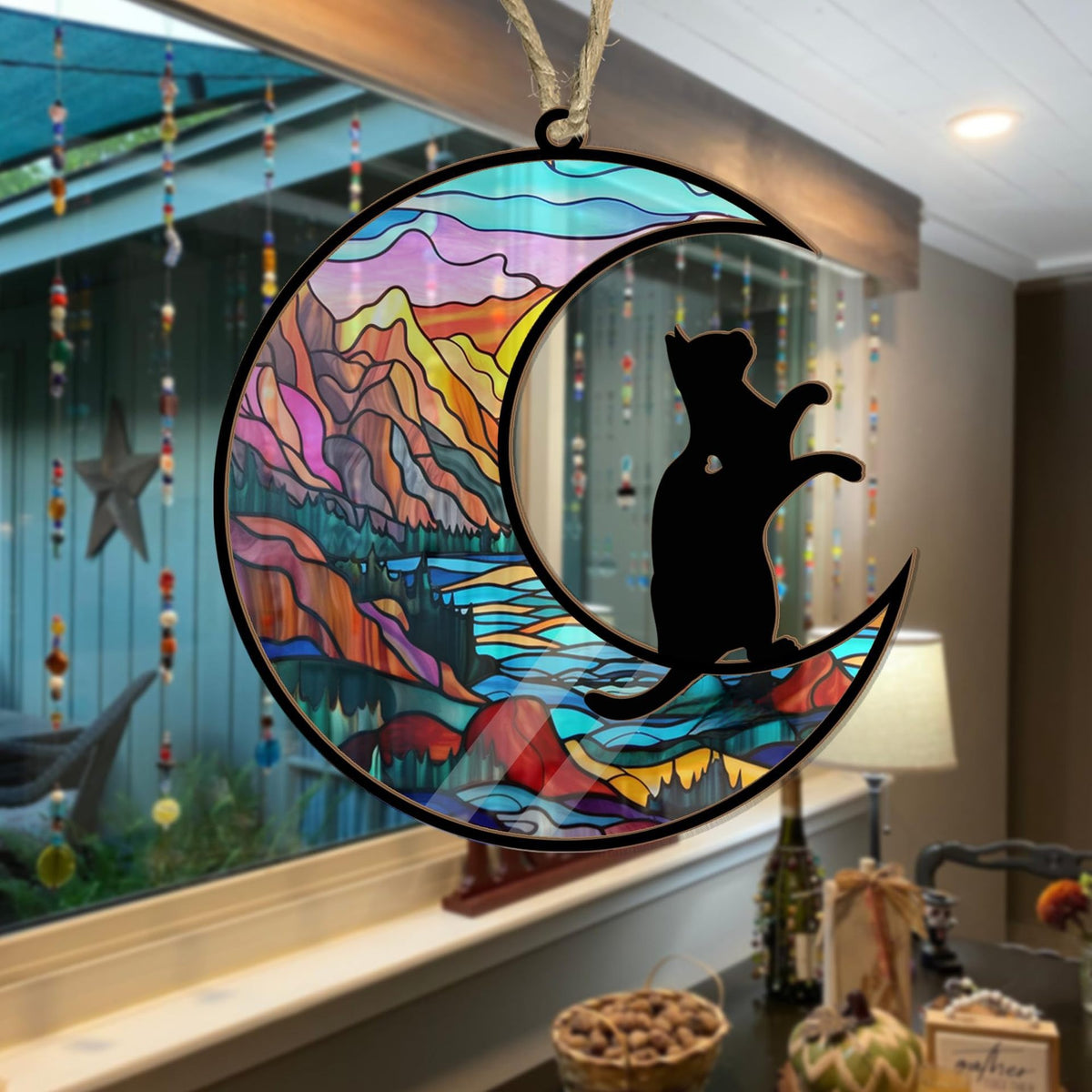 Dog Cat Window Hanging Ornament Personalized Gift