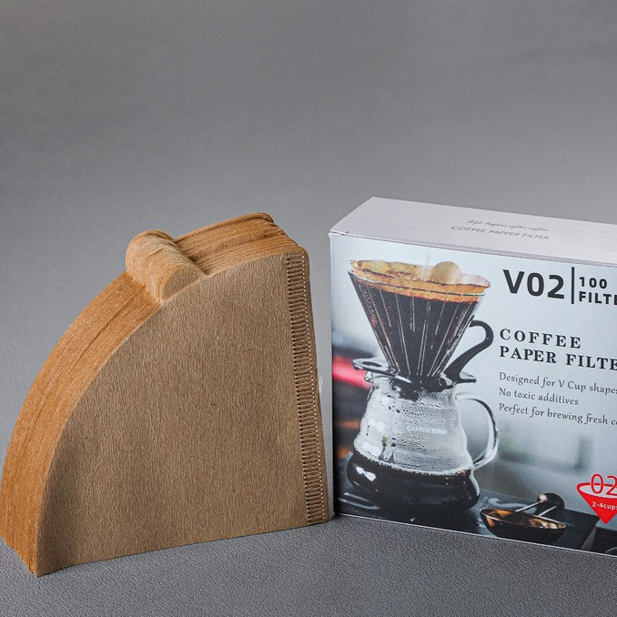 Glass coffee filter cup