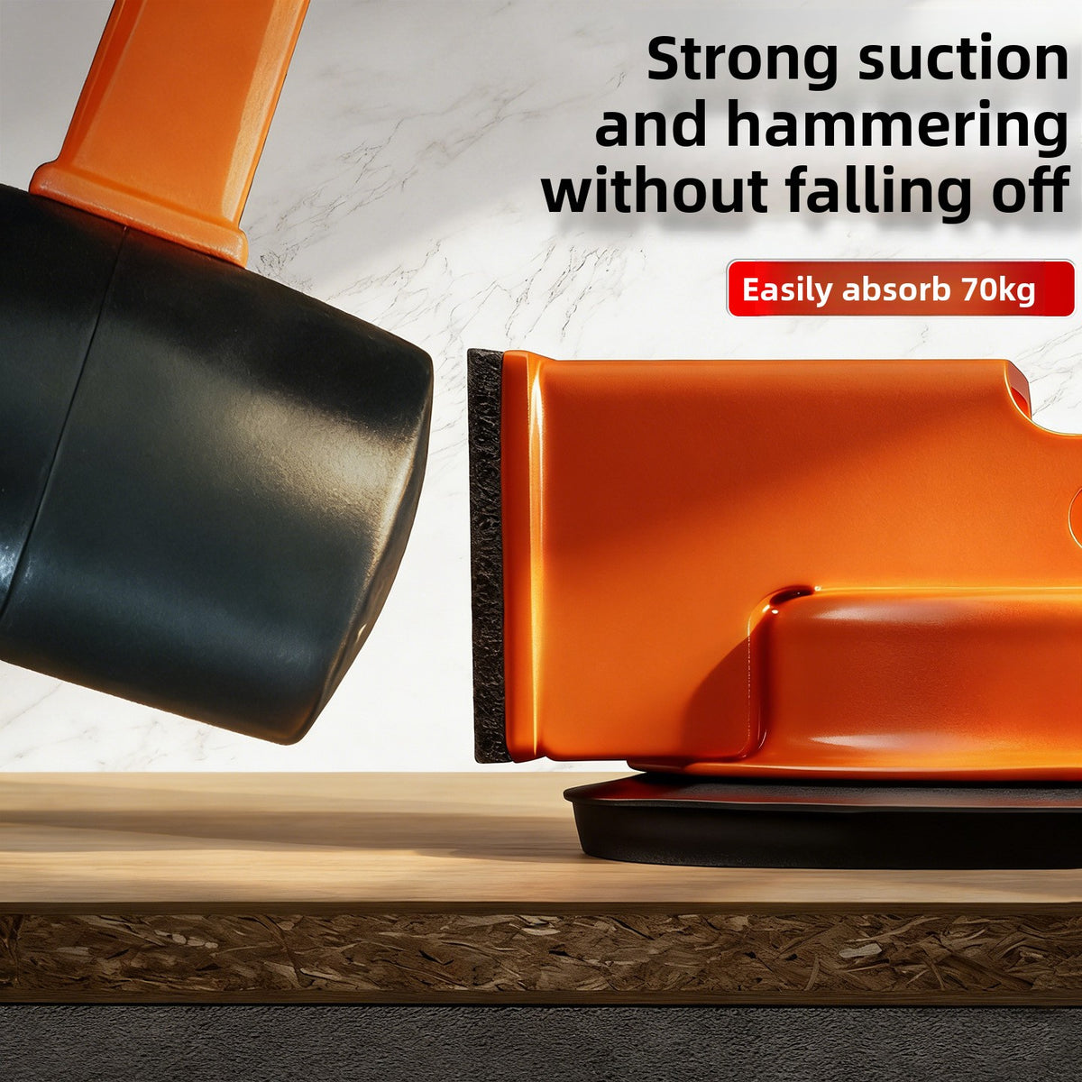 Floor Gap Tightener with Suction Cup for Wood and Tile Repair