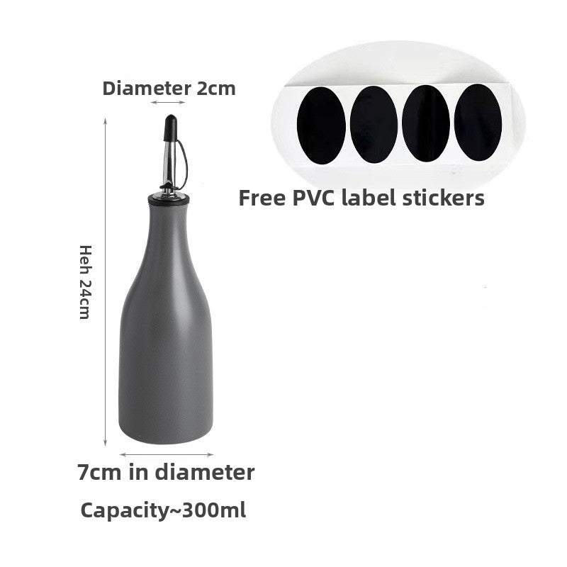 Ceramic Kitchen Oil and Vinegar Dispenser Bottle
