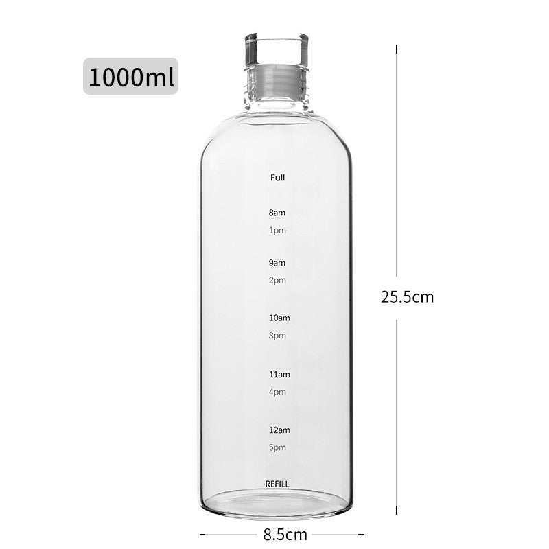 Glass Bottle Water Cup