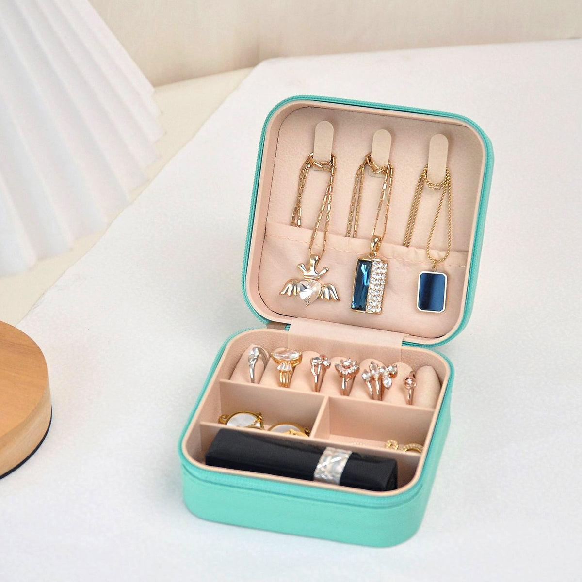 Portable Jewelry Organizer Box