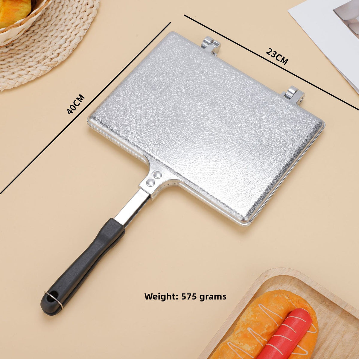 Detachable Dual-Sided Sandwich Toaster Pan