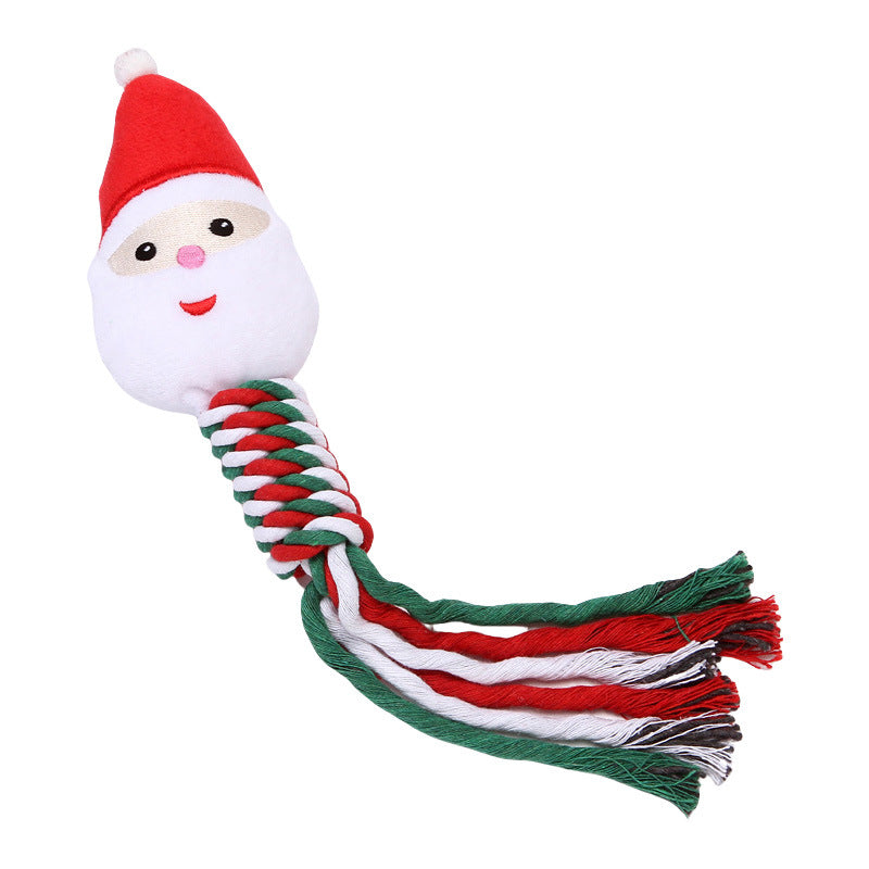 Christmas Plush Squeaky Dog Chew Toy