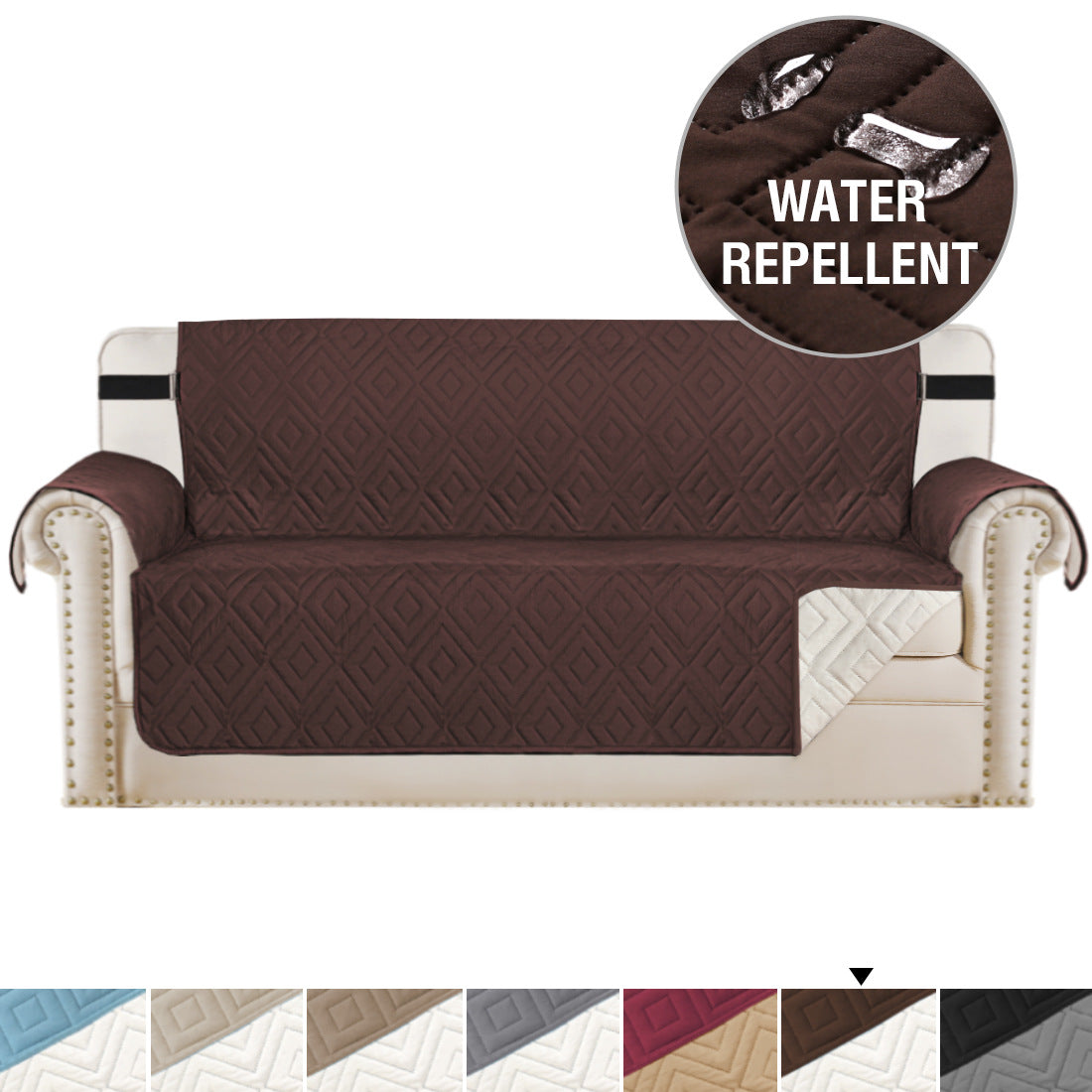 Anti-slip sofa cushion cover