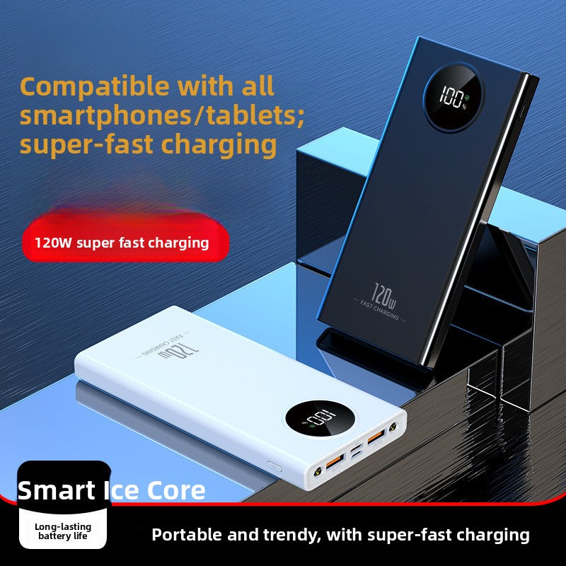 Bidirectional digital display portable power bank