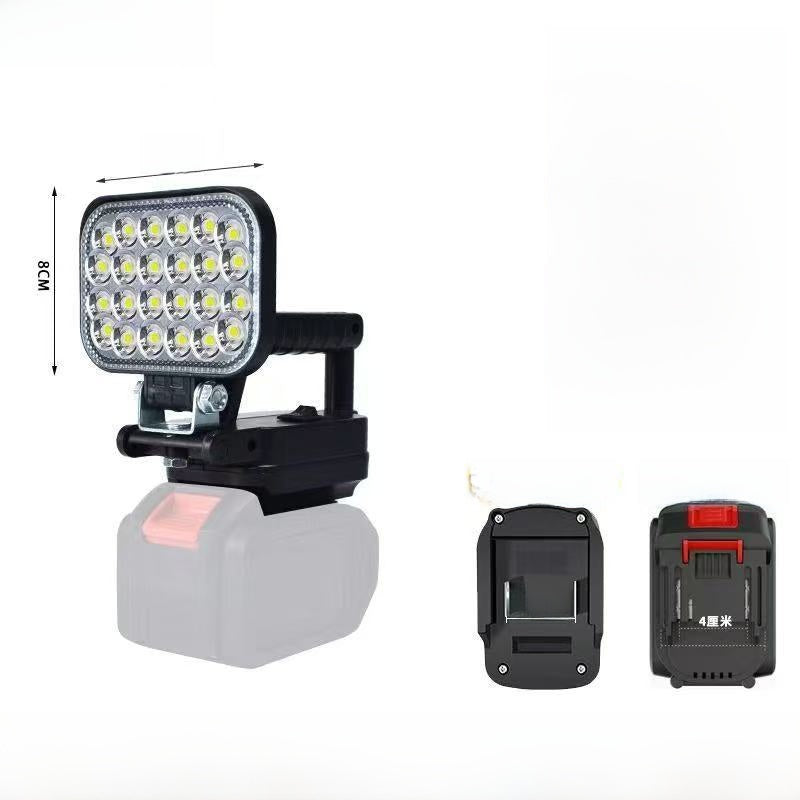Portable Outdoor LED Work Light with Dual USB Charging
