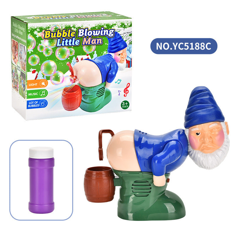 Christmas electric bubble machine toy