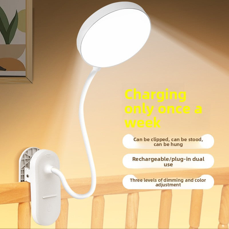 Eye-Friendly Clip-On Office Desk Lamp