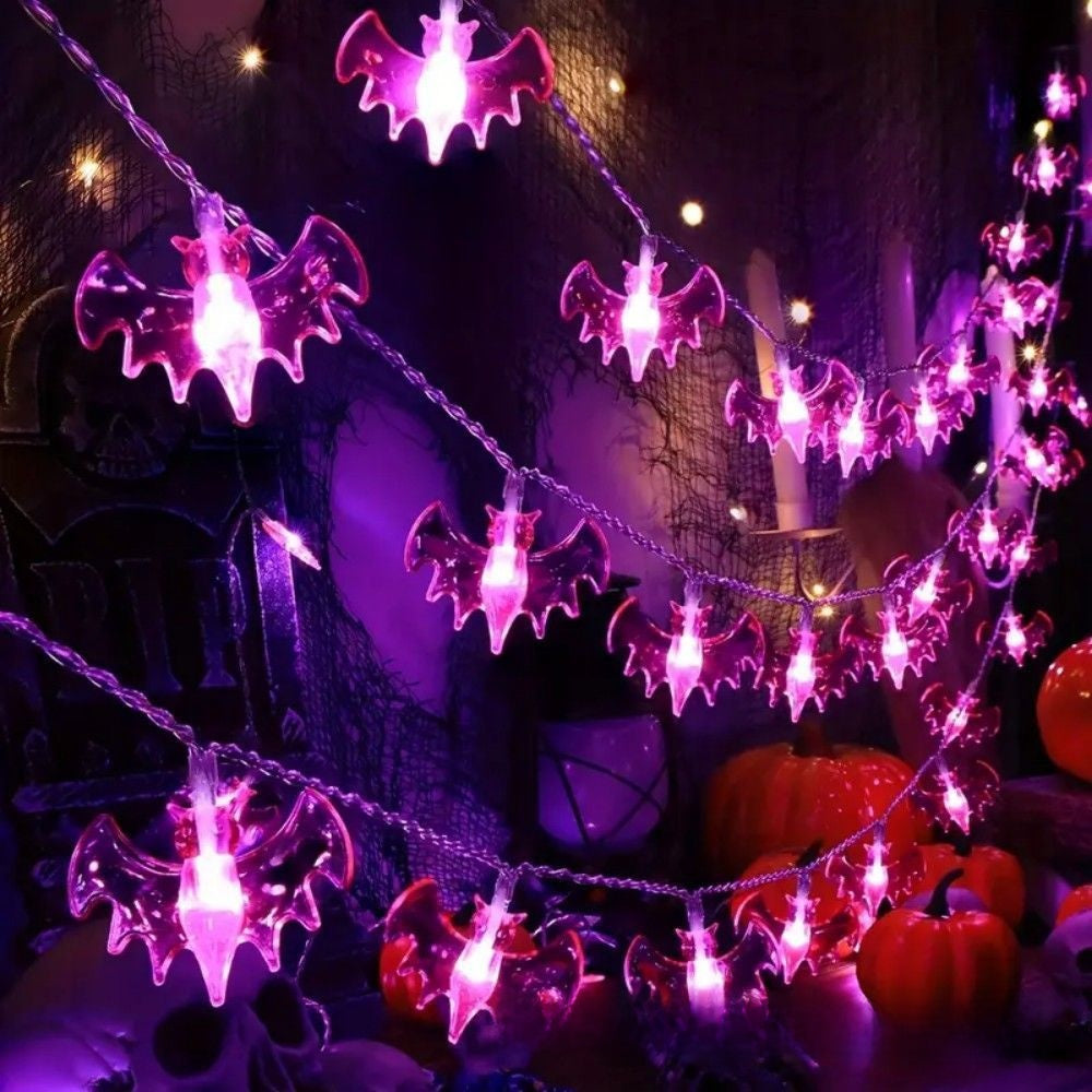 Pumpkin Ghost Bat Light