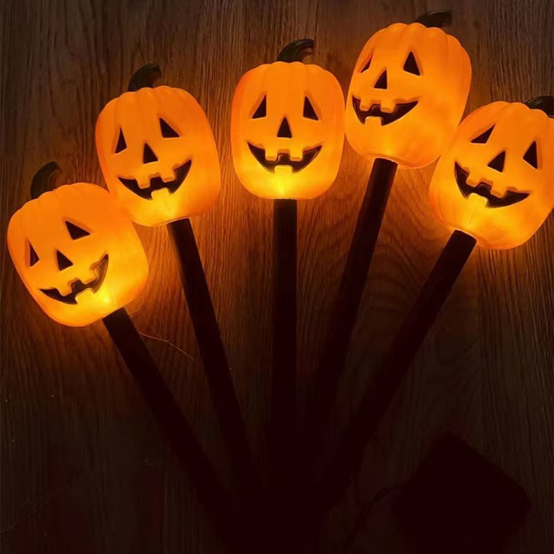Solar Pumpkin Garden Lights