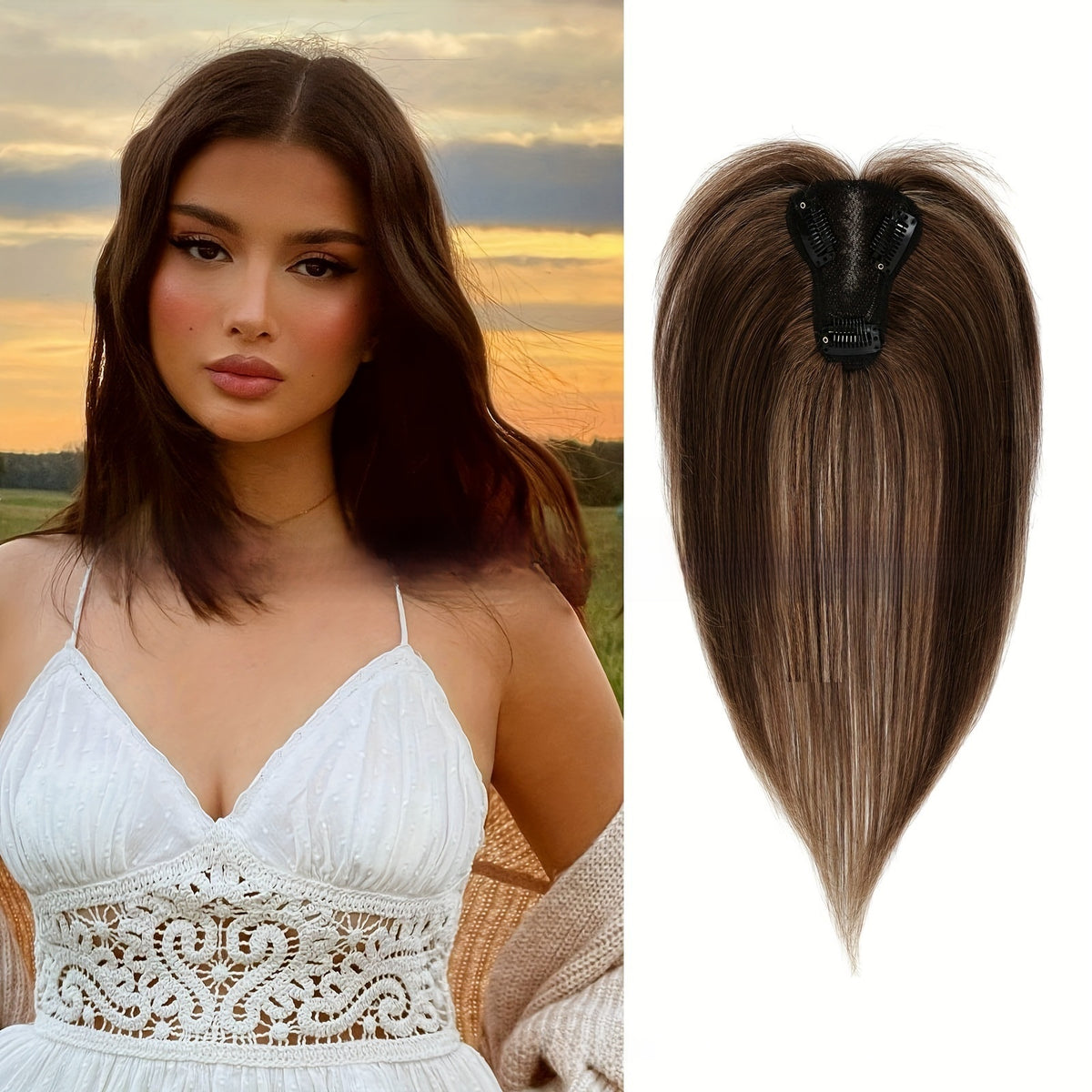 Invisible Bangs Hair Piece
