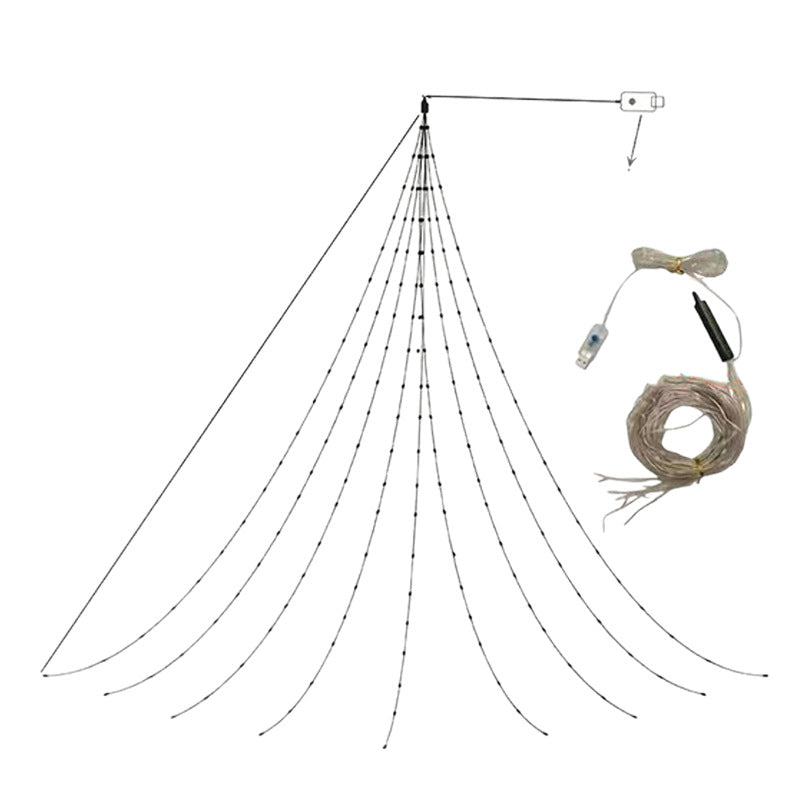 USB Powered Waterfall LED String Lights