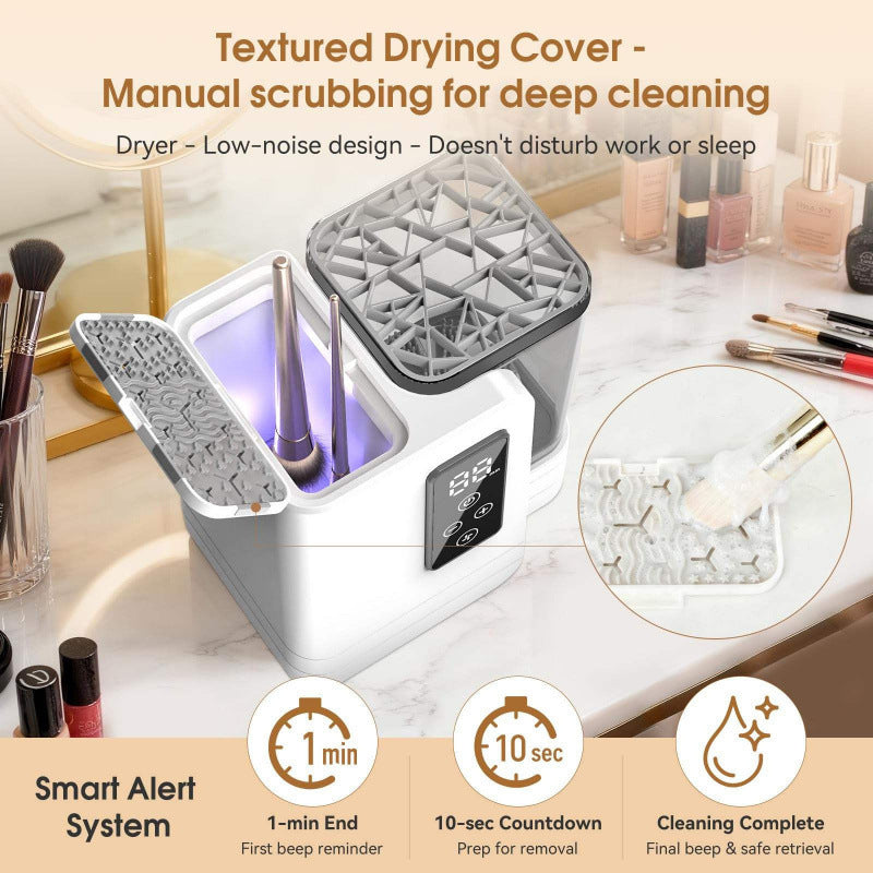 Professional 5-in-1 Electric Makeup Brush Cleaner Dryer Portable Automatic USB Makeup Brush Cleaning Tool