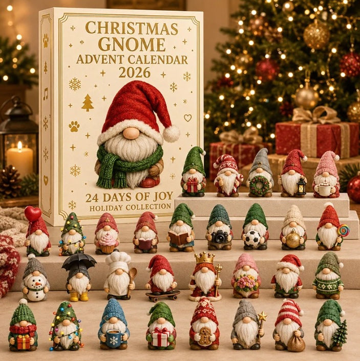 Christmas Advent Calendar Acrylic Blind Box Decoration Collectible Toy