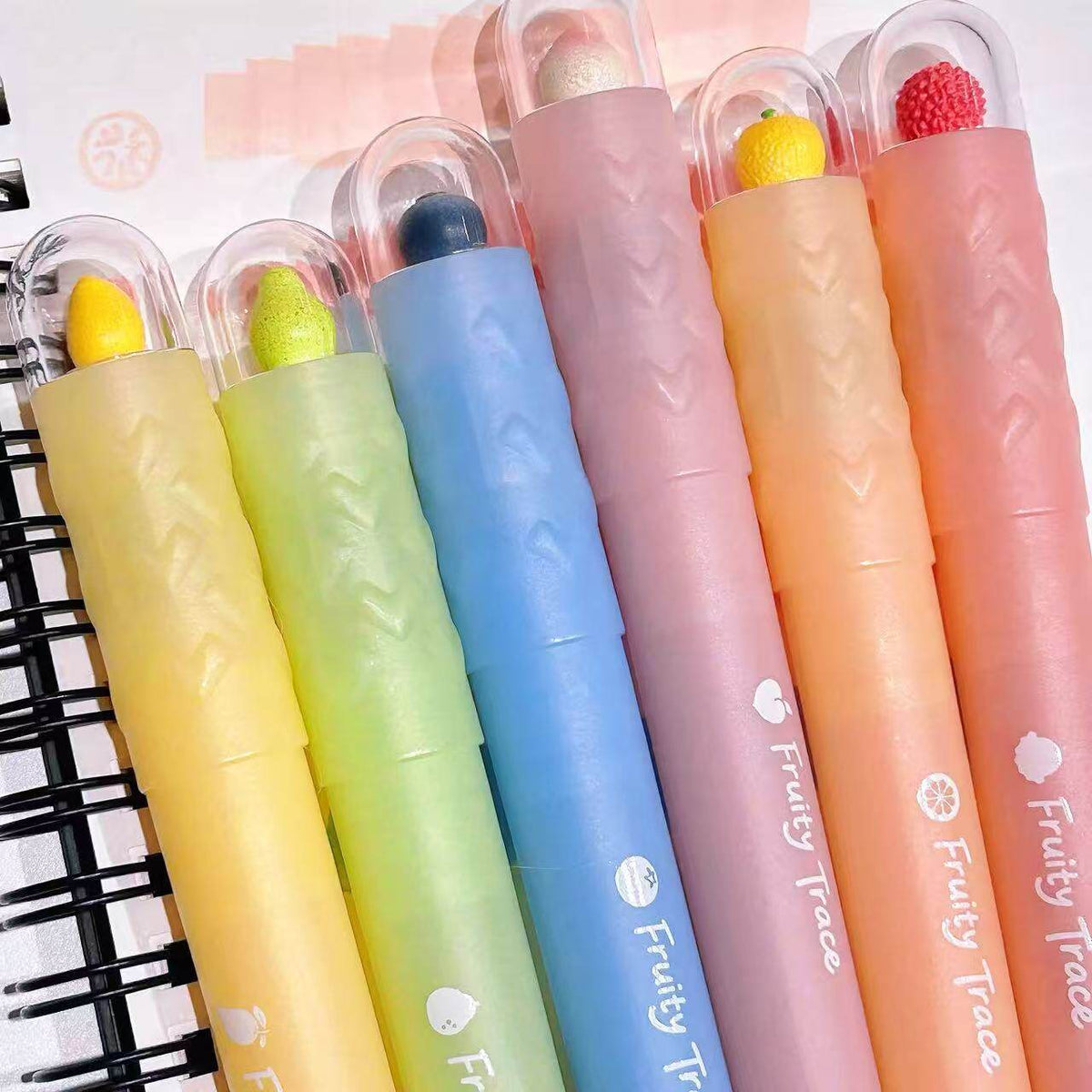 Fruit Scented Colorful Fluorescent Highlighter Set for Students