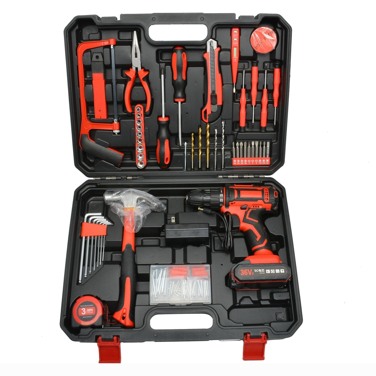 Hand Electric Drill Lithium Electric Drill Hardware Tools Household Rechargeable Impact Drill