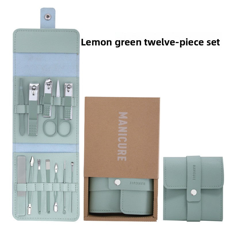 12-Piece Nail Clipper Set with Manicure Tools