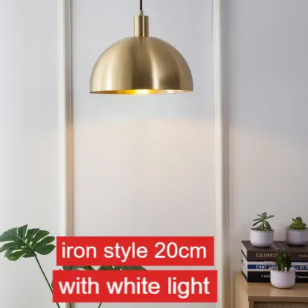 Nordic Solid Brass Cone Pendant Light