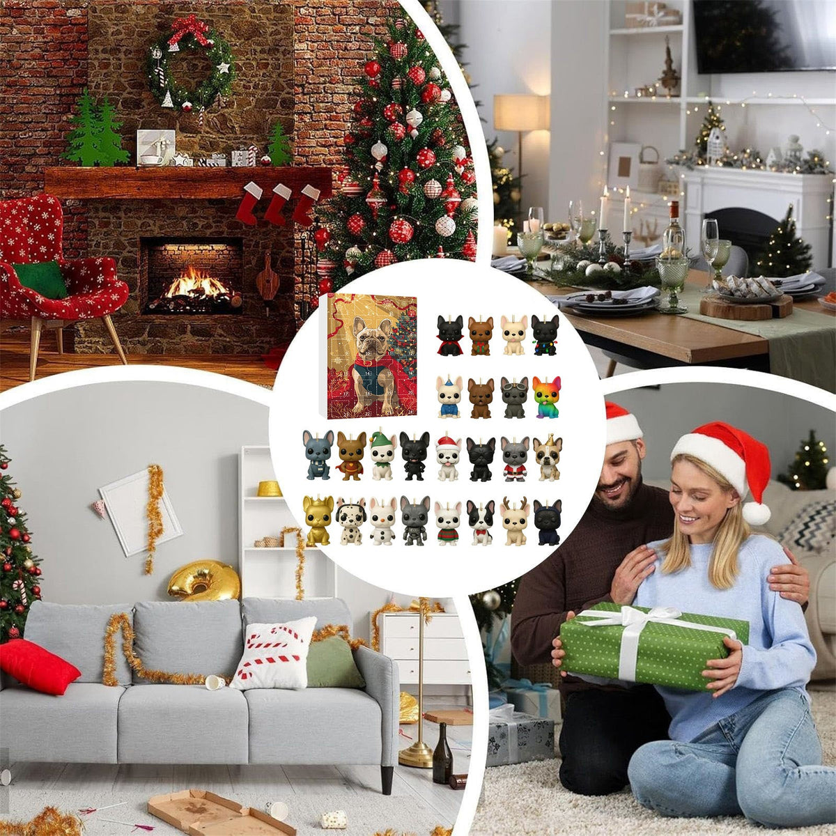 Dog Holiday Advent Calendar Box