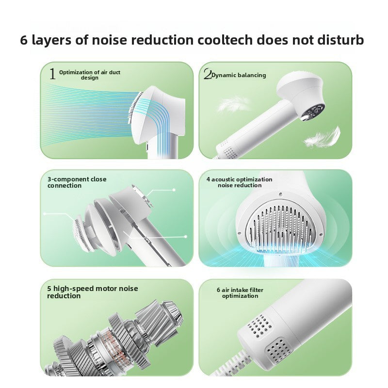 Pet Hair Dryer with Comb Attachment