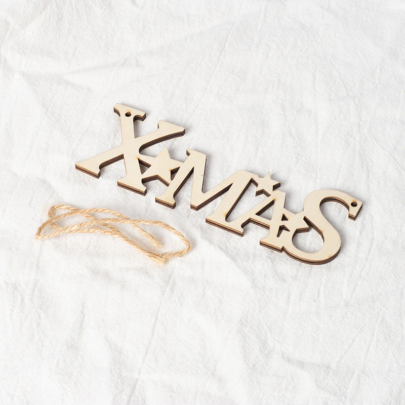 Wooden Christmas Hanging Ornament