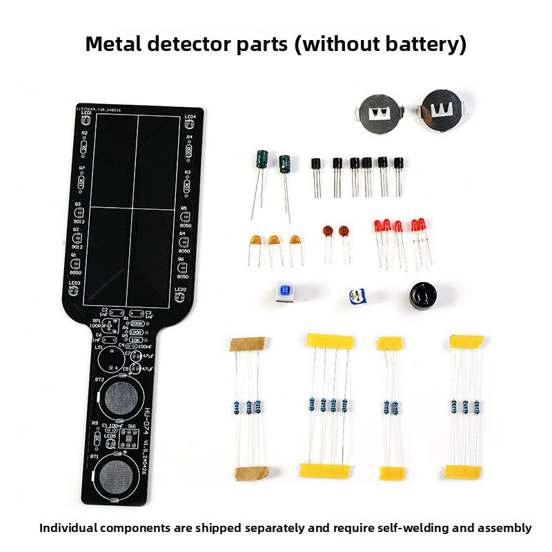 Electronic DIY Metal Detector Soldering Practice Kit