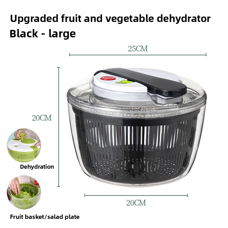 Household Press-Type Salad Spinner and Vegetable Washer