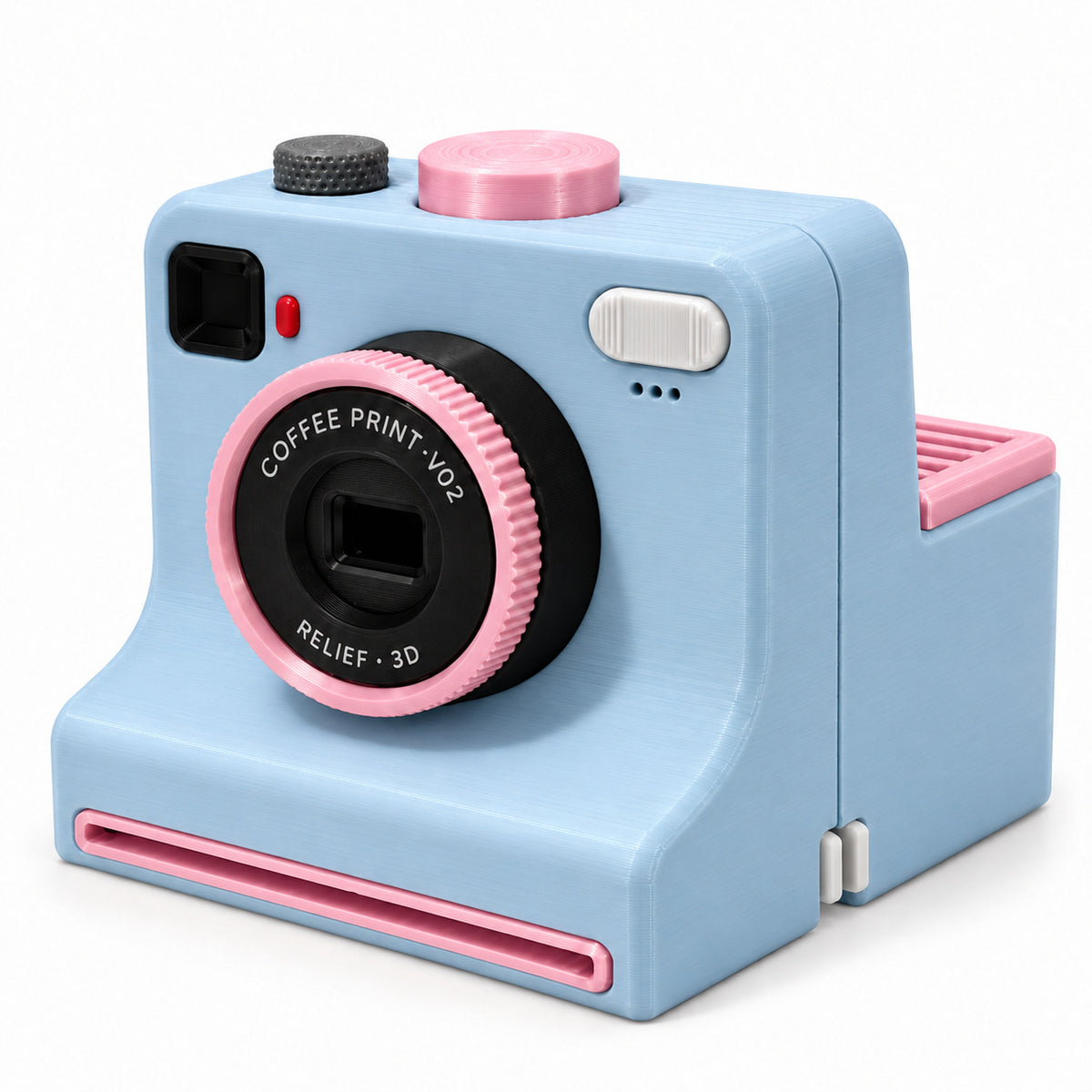 3D Printed Camera Shaped Latte Art Stamp Tool