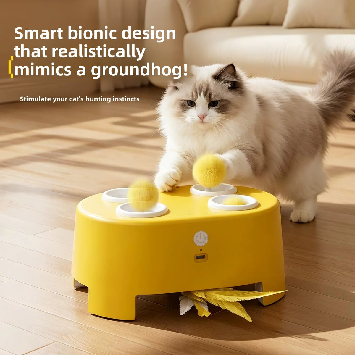 Electric Feather Cat Teaser Toy