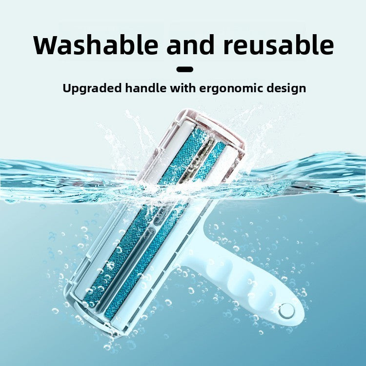 Washable Pet Hair Removal Brush with Sticky Roller