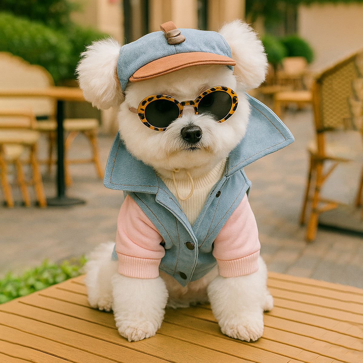Cat and dog sun protection hat