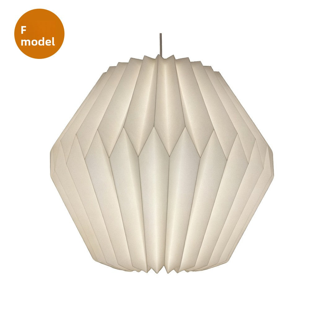 Foldable Paper Pendant Lamp Shade Creative Home Lighting