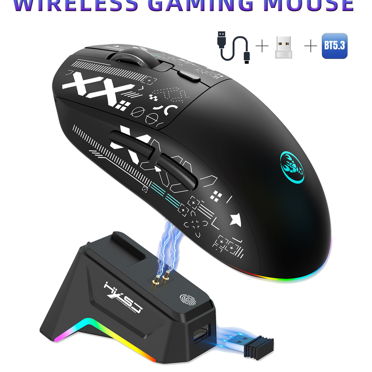 Rechargeable Wireless Gaming Mouse