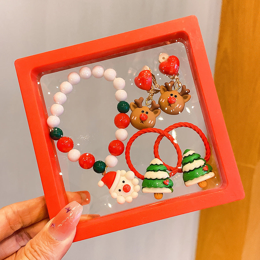 Christmas Themed Childrens Bracelet Set