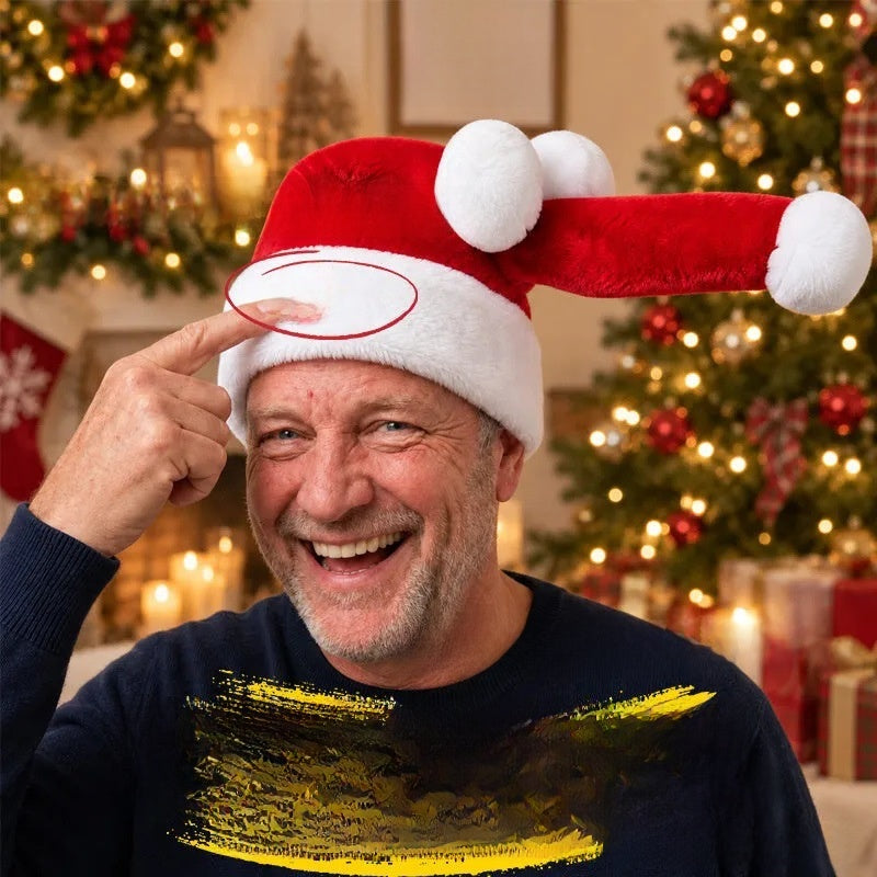 Funny Moving Santa Hat with Sound