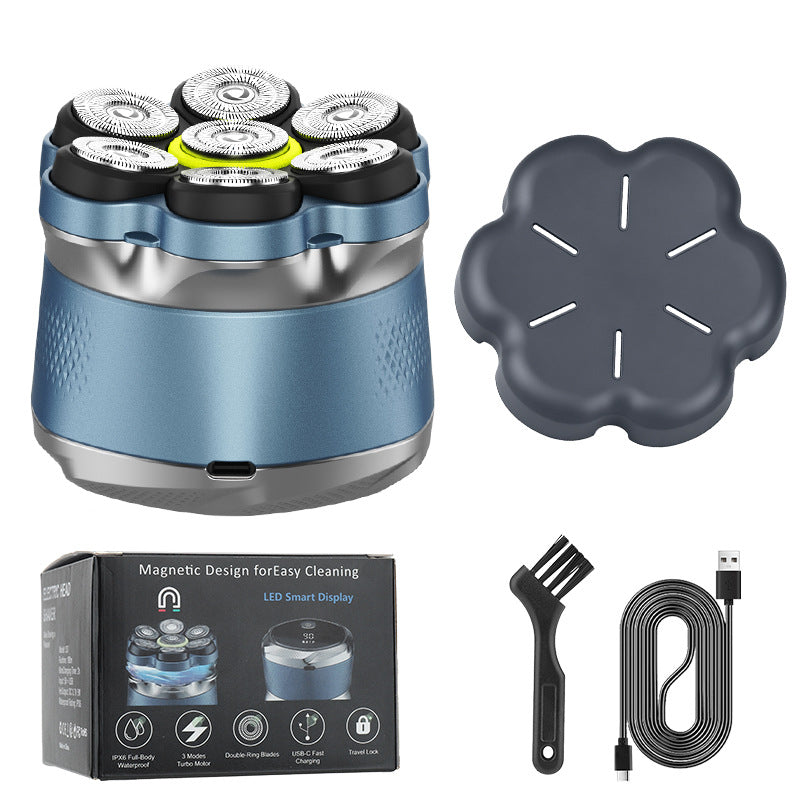Six-Blade Electric Shaver Kit