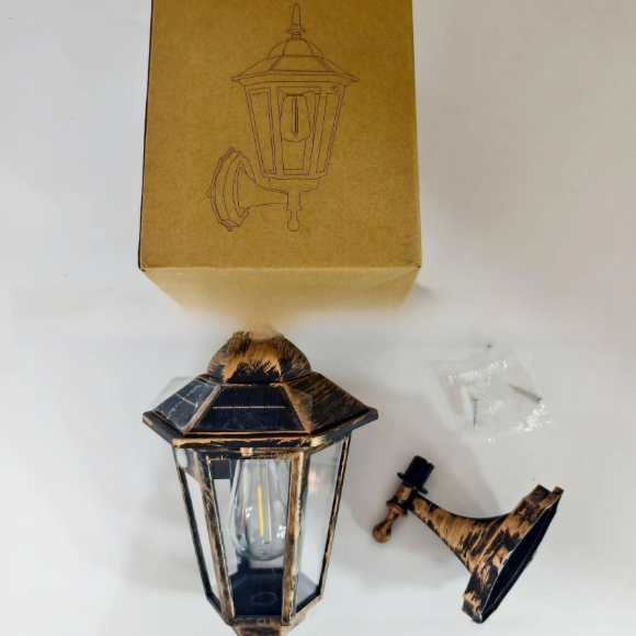Solar Powered LED Wall Light with Motion Sensor